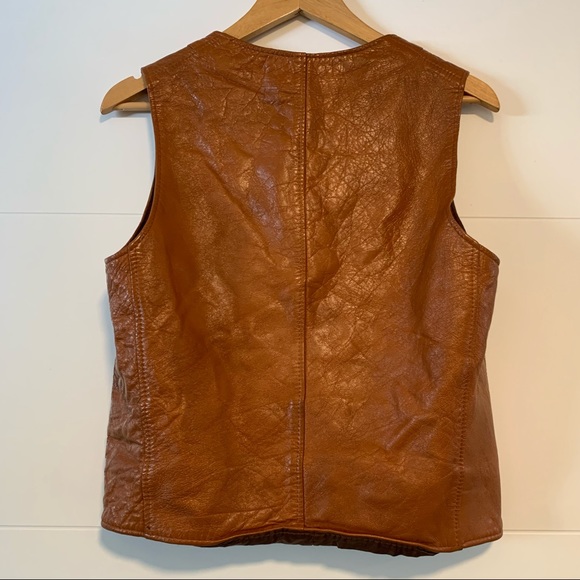 Vintage Pleather Vest - Picture 8 of 16